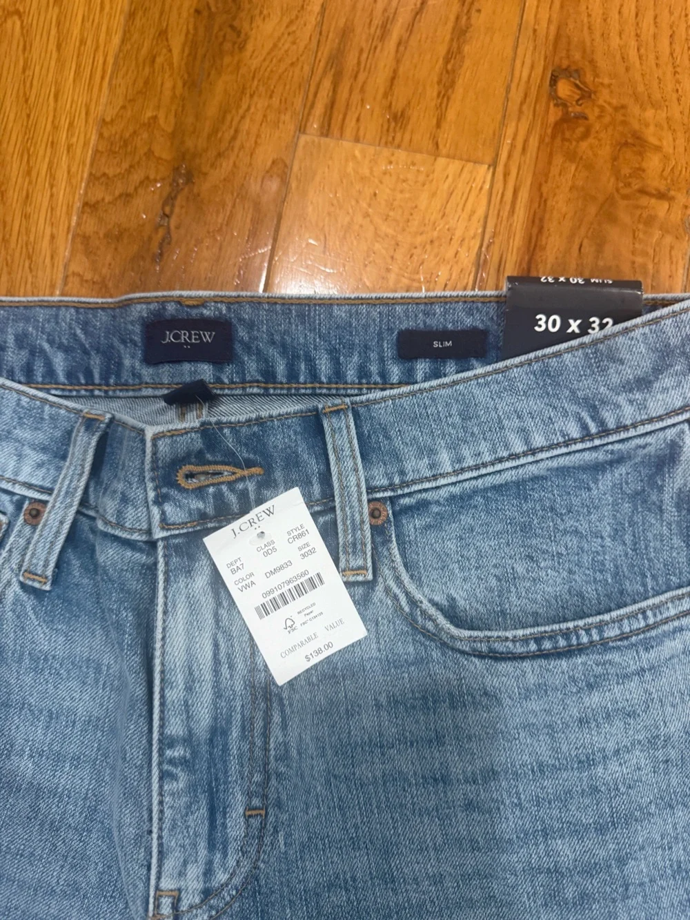 J. Crew Light Wash Slim Men’s Jeans